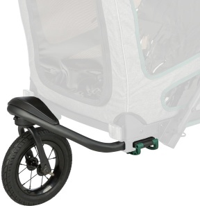 Kit de conversie pentru carucior de caini TRIXIE - roata frontala cu articulatie 360, usor de montat