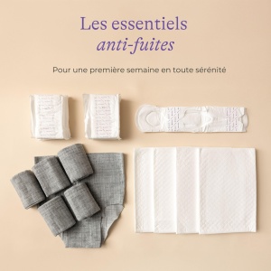 Kit de protectie anti-fuite postpartum Lansinoh, 18 absorbante, 6 chiloturi, 4 protectii - Img 2