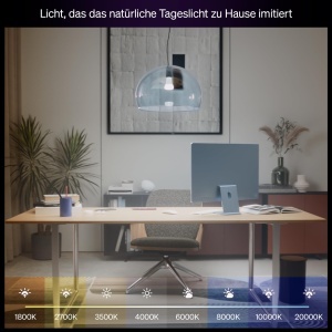 Kit Philips Hue Starter Bridge 3 Becuri LED E27 Smart Button White and Color Ambiance Compatibil Smart Home - Img 3