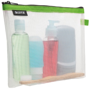 Kulturbeutel Leitz WOW 40140054, Verde, Waterproof, 24x17x3 cm