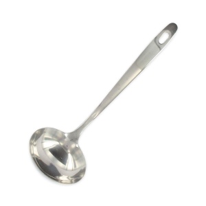 Ladita din inox Fackelmann, 28 cm, argintie, pentru servire supe si sosuri