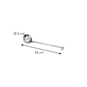 Ladle Tescoma GrandCHEF 6 cm, 0.05 l din inox - Img 2