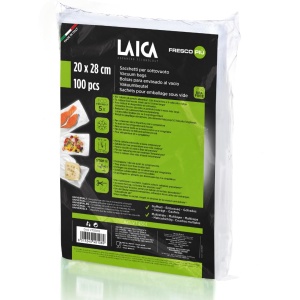 LAICA vt35012 Aparat de sigilare in vid 100 bucati format sac de vid 20 x 28 cm
