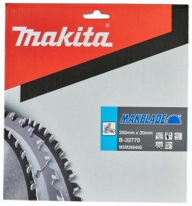 Lama circulara Makita B-32770, 260 x 30 mm, 40 dinti - Img 2