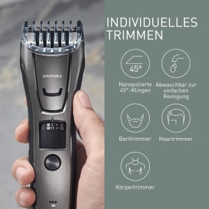 Lama de schimb Panasonic WER9605Y136 pentru trimmer ER-GB807062, otel inoxidabil, rezistenta la apa - Img 3