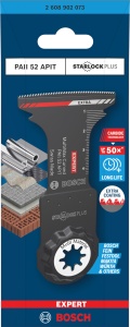 Lama pentru unelte multifunctionale Bosch EXPERT PAII 52 APIT, 52 x 50 mm - Img 2