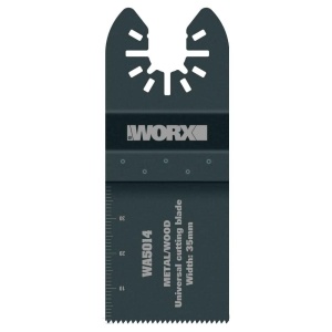 Lama universala pentru taiere Worx WA5014, 40x35mm, pentru lemn, metal si PVC