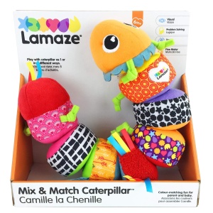 Lamaze Raupen Puzzle pentru copii jucarie educativa cu culori vibrante si functii interactive - Img 7