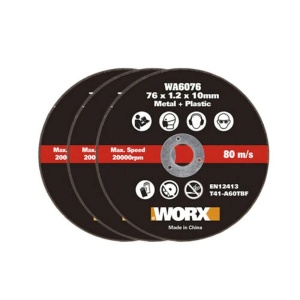 Lame de taiere metal WORX WA6076, 76 mm, compatibile WX801, rezistente si durabile