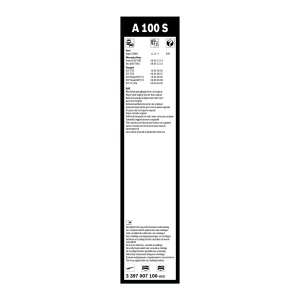 Lame stergatoare Bosch Aerotwin A100S, lungime 700 mm si 650 mm, 1 set - Img 3