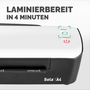 Laminator Fellowes Sola A4 Anti-Jam Functie de Oprire Automata - Img 4
