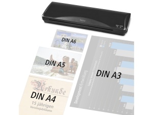 Laminator la cald si la rece Hama cu folii de laminare A3 laminator pentru laminare la rece si laminare la cald incalzire rapida acasa birou scoala bu - Img 6