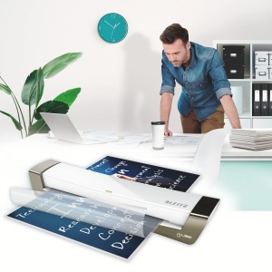 Laminator Leitz A3 iLam 72530084 AlbArgintiu Incalzire Rapida - Img 2