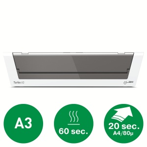 Laminator Leitz iLAM Touch 2 Turbo A3 AlbAnthracit High Speed 75200000 - Img 2