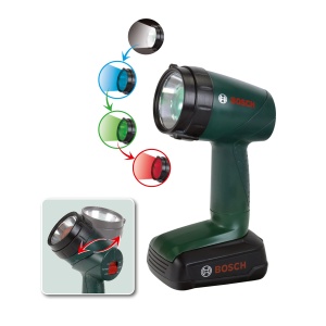Lampa cu acumulator Bosch Theo Klein 8448, 4 culori, 90 grade rotire - Img 3