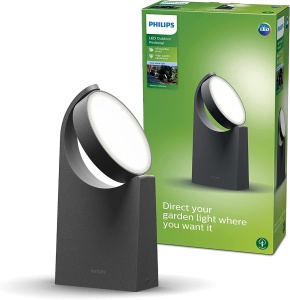 Lampa de exterior Philips Mimosa LED 7W panou reglabil lumina rece 4000K IP44 antracit