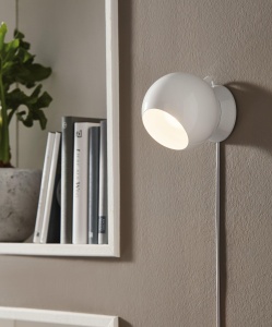Lampa de masa LED EGLO Petto 1, magnetica, alba, cu bec GU10 inclus, lumina calda - Img 5