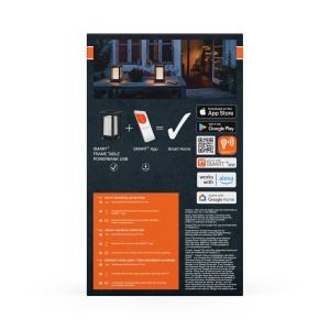 Lampa de masa OSRAM SMART RGB si alb cald, 5200mAh, WiFi, IP44 - Img 4