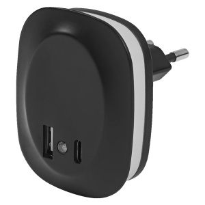 Lampa de Noapte cu Senzor de Lumina LEDVANCE LUNETTA EDGE, 0,35W, Negru