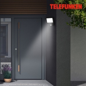 Lampa de perete LED TELEFUNKEN cu senzor de miscare, 20W, 2000 Lm, neagra - Img 6