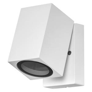 Lampa de perete LEDVANCE ENDURA Classic Cube, alba, GU10, IP44 - Img 2