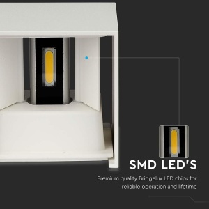 Lampa de perete V-TAC 218528, 12W, dimabila, 4000K, alba, IP65 - Img 8