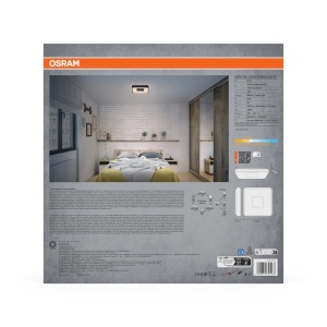 Lampa de tavan Osram ORBIS PIANA 24W 3000K Negru - Img 3