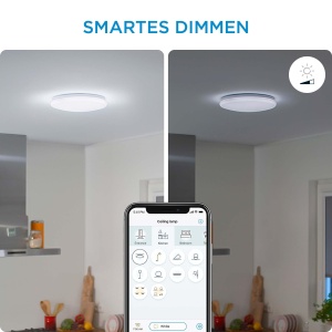 Lampa de Tavan WiZ Adria, dimmabila, 1700 lm, controlata prin aplicatie - Img 8