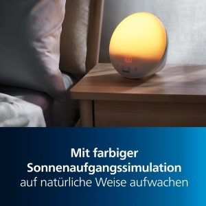 Lampa de trezire Philips SmartSleep HF3532 01 cu simulare rasarit si 20 setari de luminozitate - Img 2