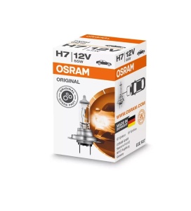 Lampa H7 OSRAM ORIGINAL, 55W, 12V, Culoare Portocalie