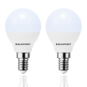 Lampa LED Blaupunkt E14, 6W, 510 Lumen, 6000K, 2 bucati