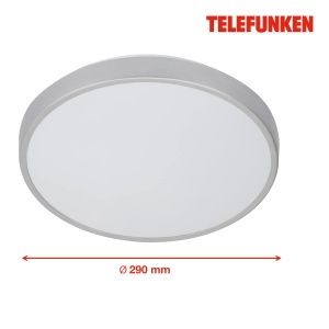 Lampa LED cu senzor TELEFUNKEN, 12W, 1200Lm, culoare argintie - Img 6