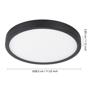 Lampa LED de exterior EGLO Argolis 2, IP44, negru, 28.5 cm - Img 7
