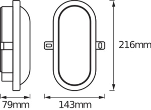 Lampa LED de Exterior Ledvance, 11W, Neagra, IP54 - Img 3