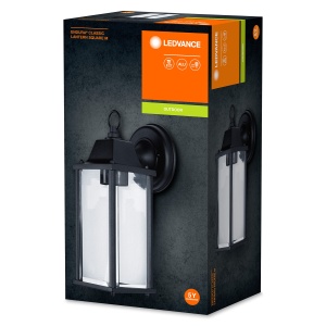 Lampa LED de exterior Ledvance Endura Classic Lantern SQ, E27, Negru, IP44 - Img 2