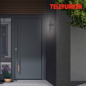 Lampa LED de Exterior TELEFUNKEN GRAZ 2-flama, 8W, 780 Lumen, Negru - Img 4