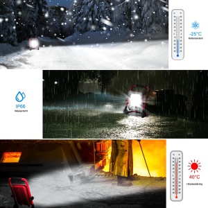 Lampa LED de lucru HYCHIKA 50W, 5500 lm, 360 rotire, IP65 - Img 4