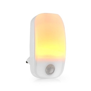 Lampa LED de Noapte Nedis, cu Senzor de Miscare, 0.55 W, Lumina Calda