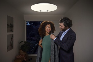 Lampa LED LEDVANCE ORBIS SPARKLE DOT, 440mm, cu senzor de miscare, cald 3000K - Img 2