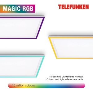 Lampa LED pentru tavan TELEFUNKEN RGBIC Magic, 24W, 2400 Lumen, Dimabila - Img 5