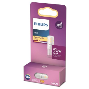Lampa LED Philips G9, 25W, Lumina calda 2700K, Silicon