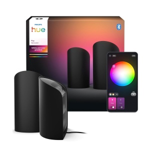 Lampa LED Philips Hue Play Wandfluter, 1035 lm, ColorCast, Negru si Alb