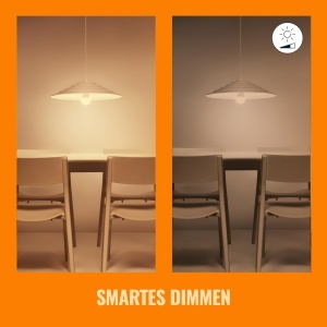 Lampa LED Smart WiZ E27, 60W, 806 Lumen, dimmabila, set 3 bucati - Img 7