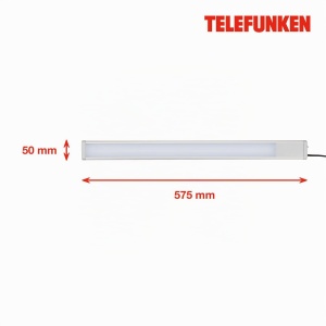 Lampa LED sub blat TELEFUNKEN 57,5 cm, 10 W, lumina neutra, argintie - Img 6