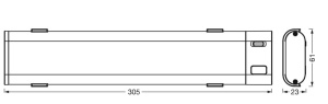 Lampa LED sub dulap LEDVANCE SMART WIFI LINEAR SLIM, 9W, 580lm, lumina reglabila 3000K-6500K - Img 3