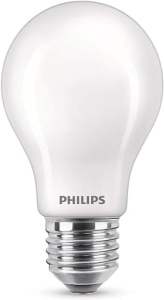 Lampa Philips LED Classic E27, 75 W, lacrima, mat, alb neutru, pachet de 2, alb rece