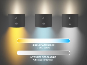 Lampa reglabila BEPER Lumi P201UTP306 reincarcabila cu moduri de iluminare negru - Img 3