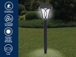 Lampa solara Beper P207ILO040, set 4 buc, autonomie 6-8 ore, design elegant - Img 2