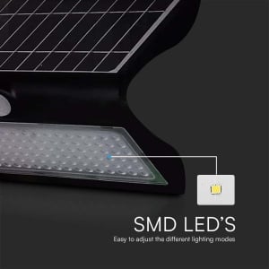 Lampa solara V-TAC VT-767-7-B, 7W, IP65, neagra - Img 5