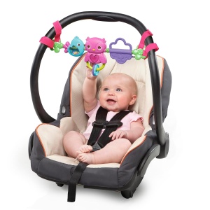 Lant pentru carucior Bright Starts cu lumini si melodii, design bufnita si pasare - Img 7